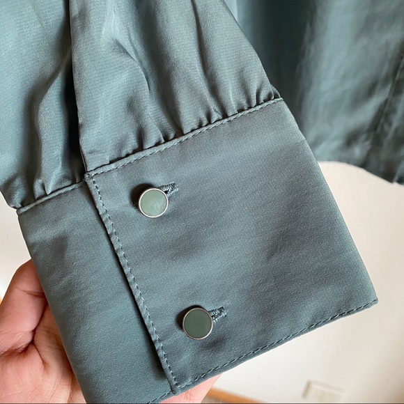 Gap Green Button Down Work Shirt - Picture 4 of 6